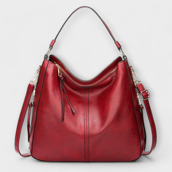 Women's Large Shoulder Bag | Multi Zip
