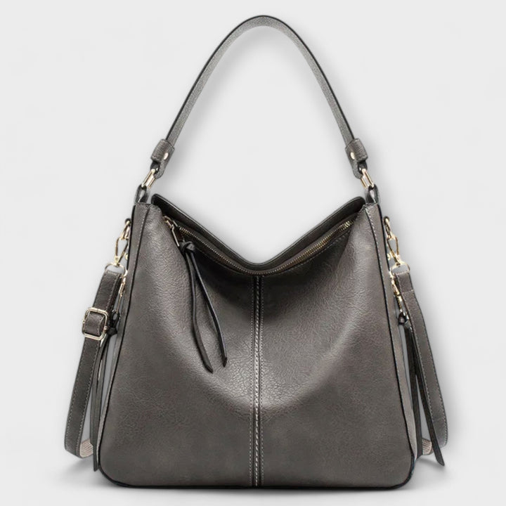 Women's Large Shoulder Bag | Multi Zip