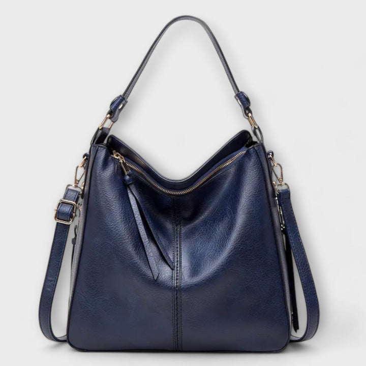 Women's Large Shoulder Bag | Multi Zip
