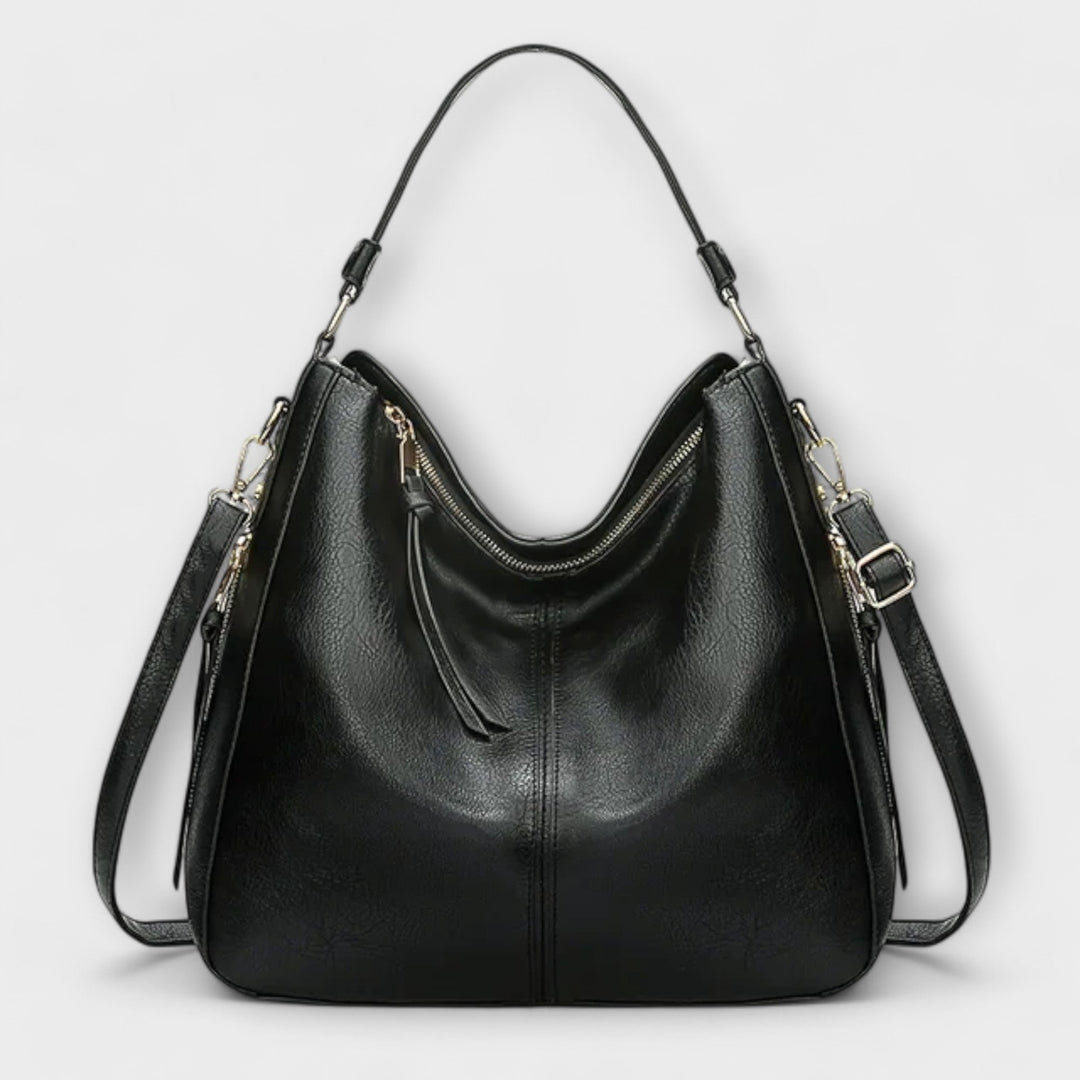 Women's Large Shoulder Bag | Multi Zip