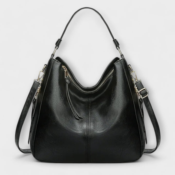 Women's Large Shoulder Bag | Multi Zip