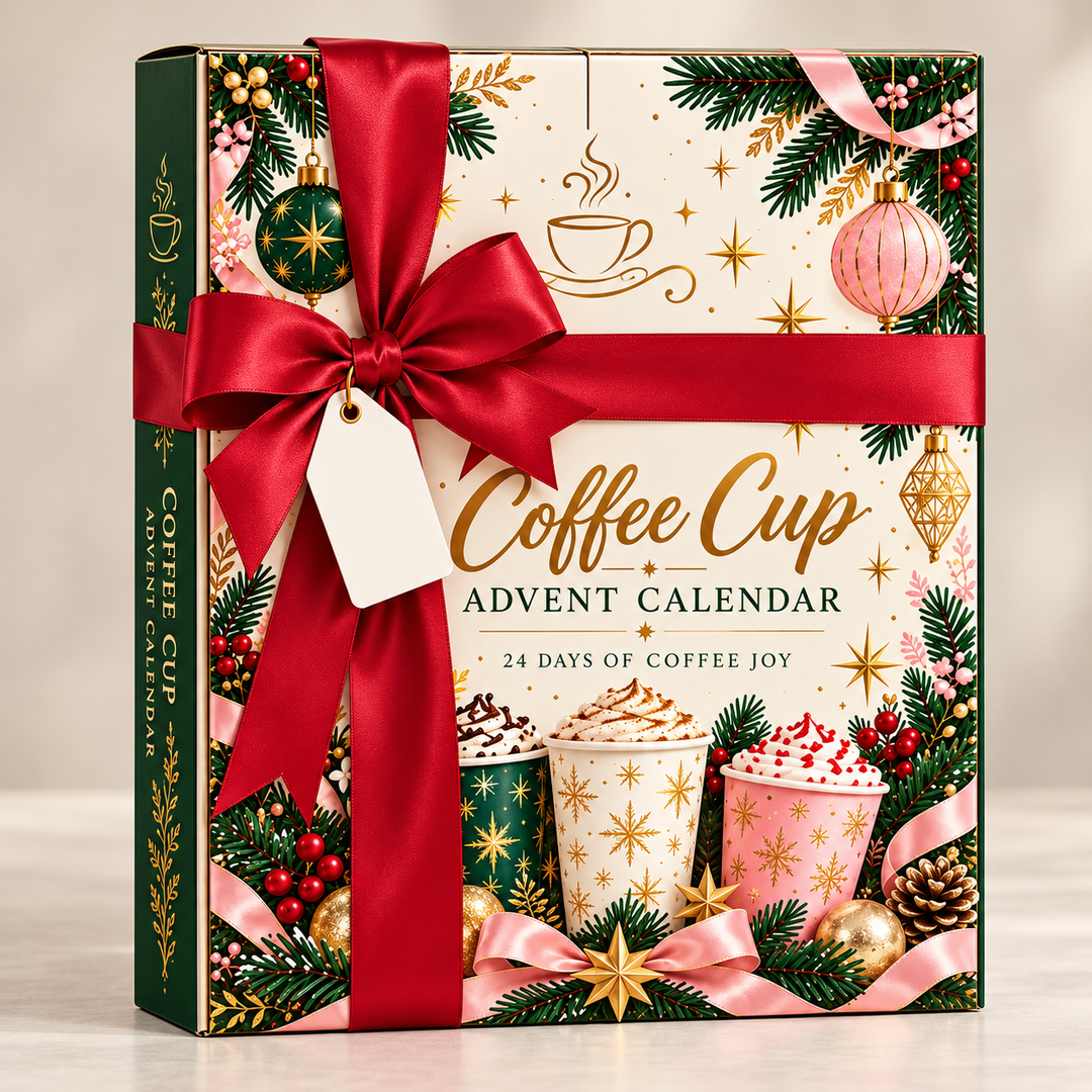 24 Days Mini Coffee Cup Keychains Advent Calendar | Christmas