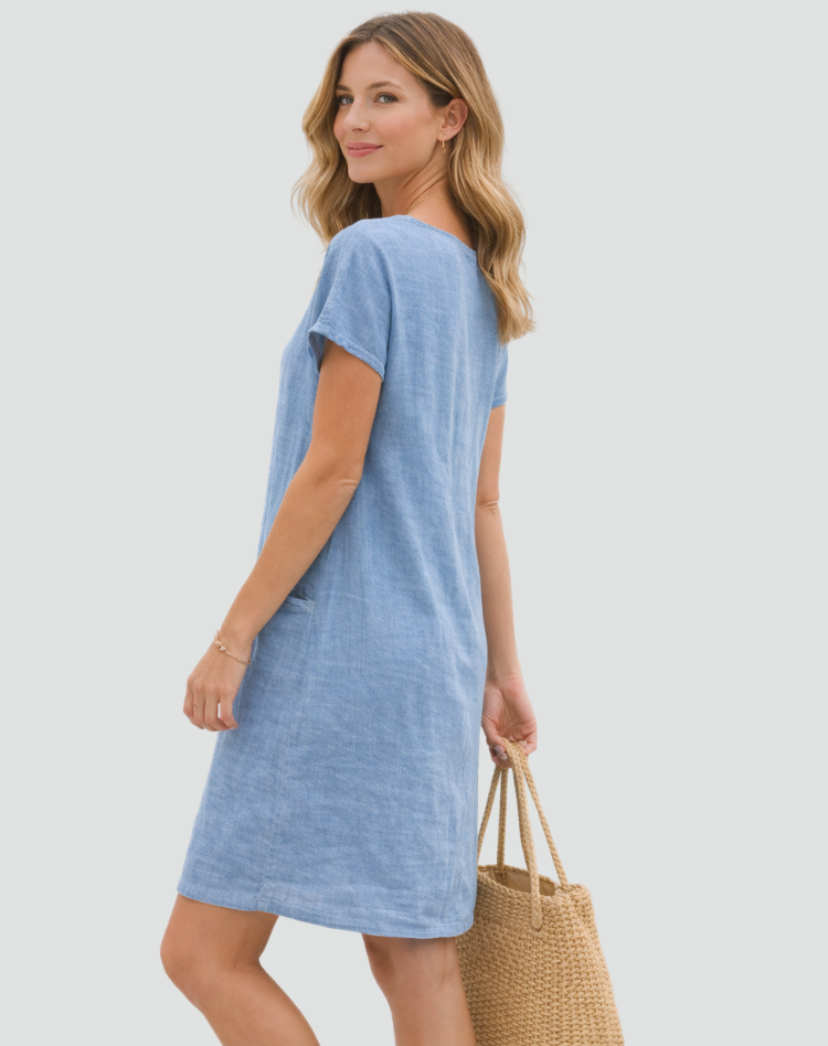 Women's Casual Loose Dress with Pockets | Mini
