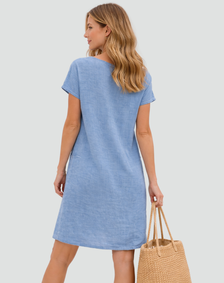 Women's Casual Loose Dress with Pockets | Mini