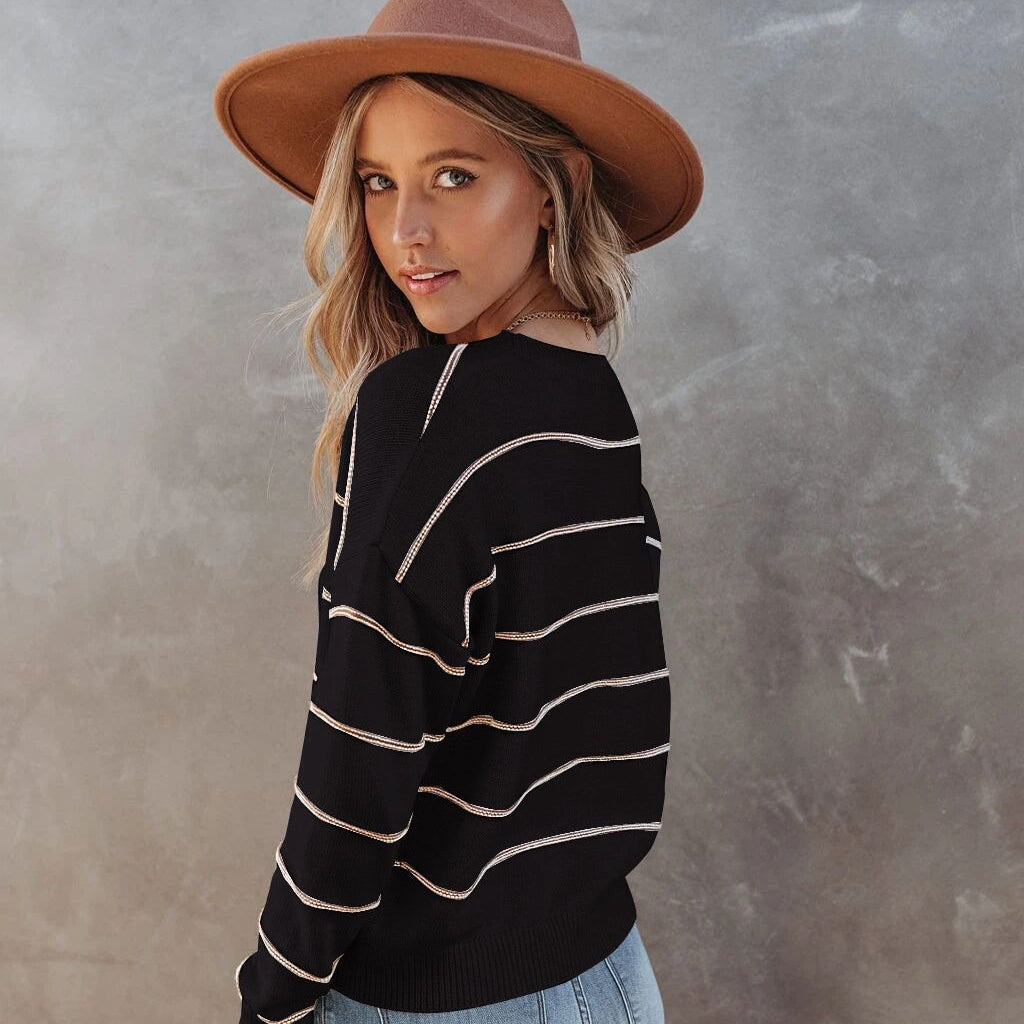 Women's Striped Jumper | Casual