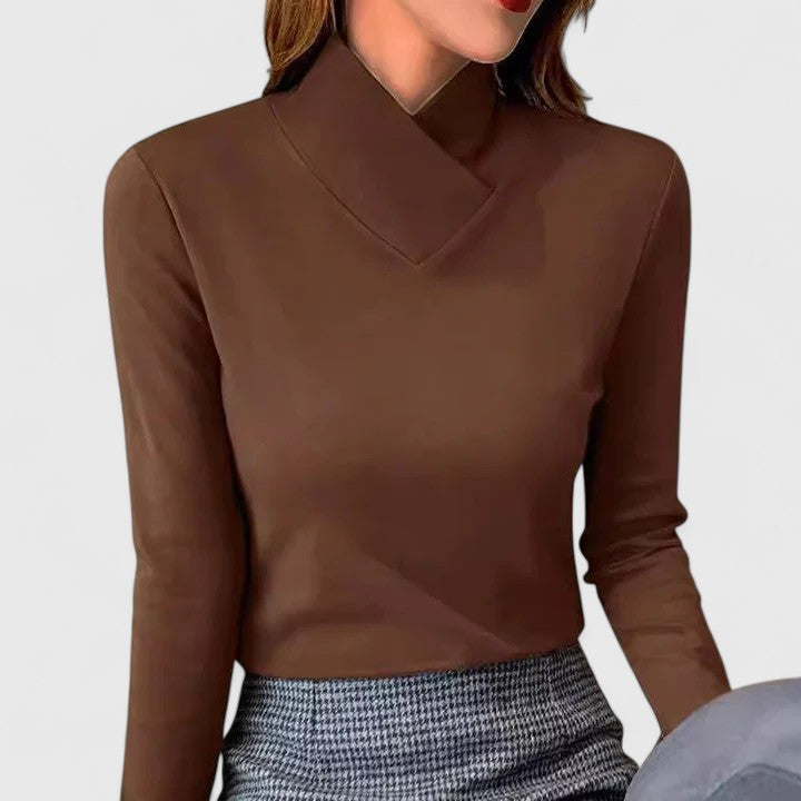 Women's Fitted Turtleneck Jumper | Elegant