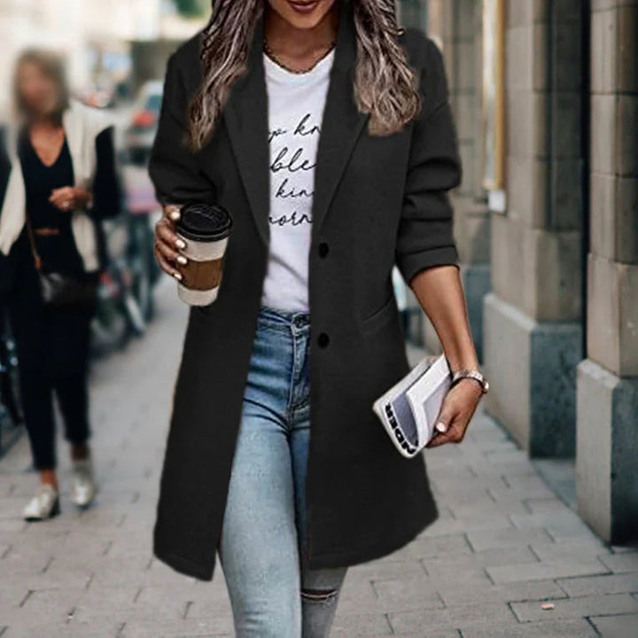 Women’s Relaxed Fit Trench Coat | Front Pockets
