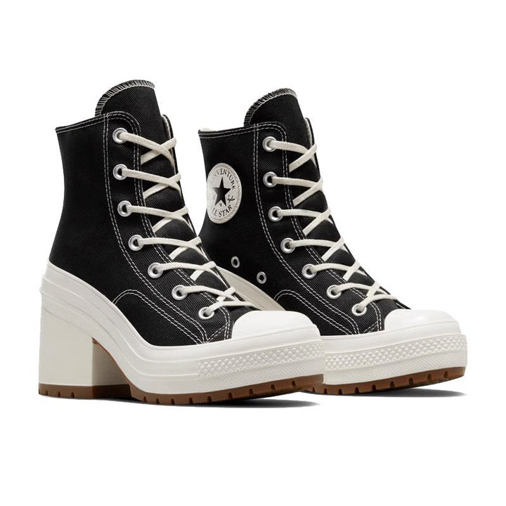 Women's High Heel Chunky Boots | Lace-Up