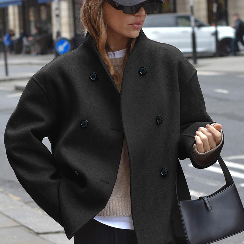 Women's Oversized Double-Breasted Jacket | Stylish