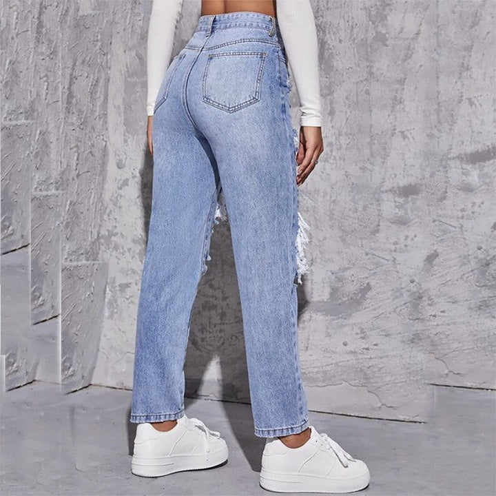 Women's Casual Ripped Jeans | High Waist