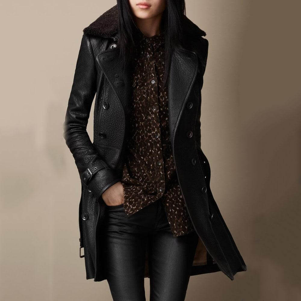 Women's Double-Breasted Trench Coat | Casual