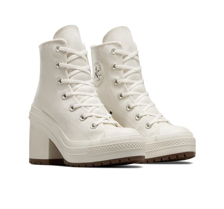 Women's High Heel Chunky Boots | Lace-Up