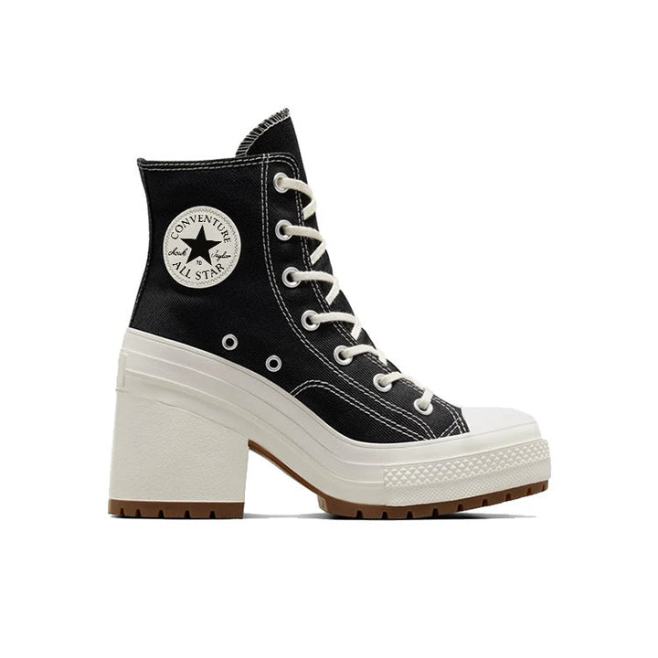Women's High Heel Chunky Boots | Lace-Up