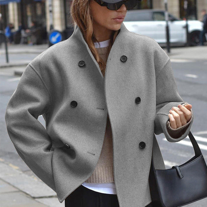 Women's Oversized Double-Breasted Jacket | Stylish