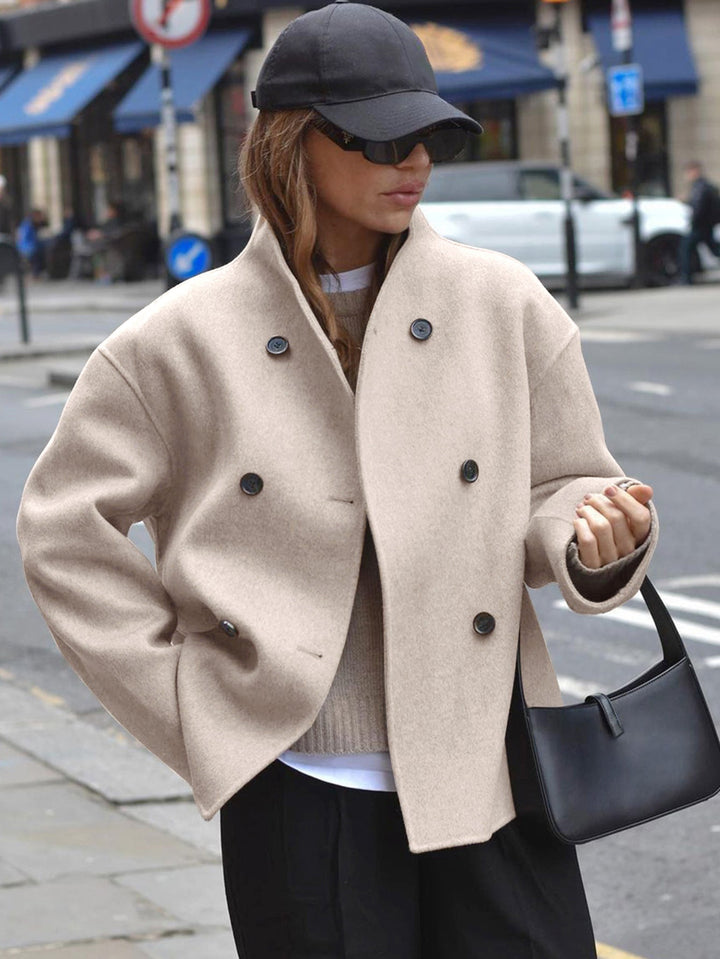 Women's Oversized Double-Breasted Jacket | Stylish