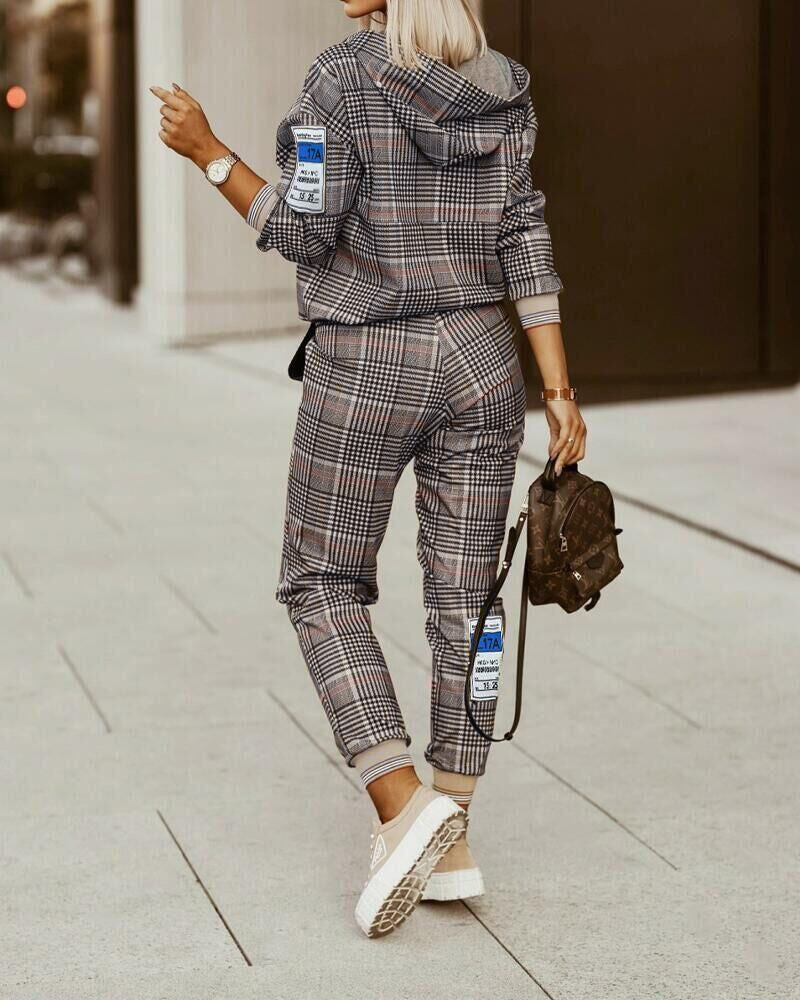 Women's Two-Piece Geometric-Print Set | Casual