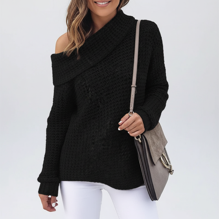 Women’s Off Shoulder Knit Jumper | Long Sleeve
