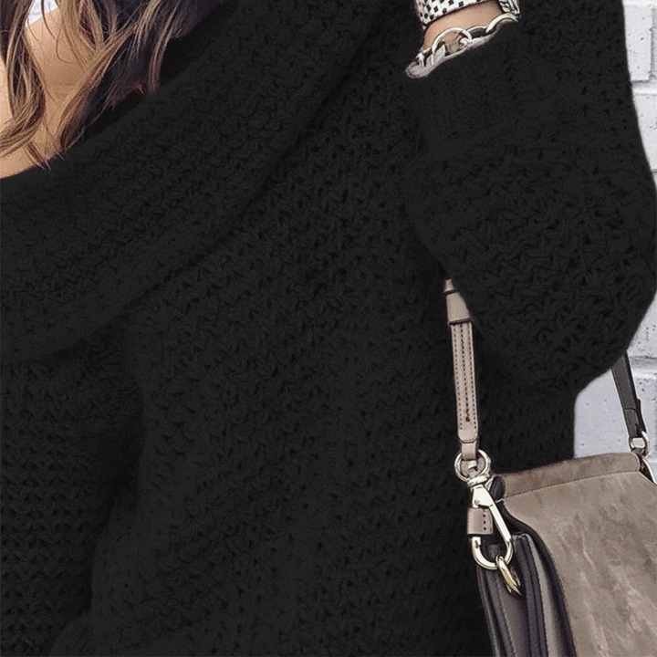 Women’s Off Shoulder Knit Jumper | Long Sleeve