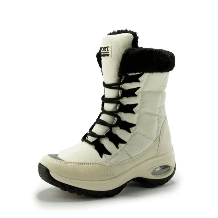 Women's Mid Calf Winter Snow Boots | Lace Up