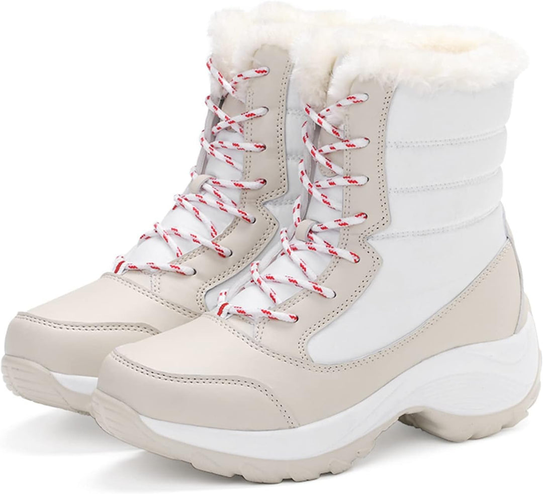 Women's Chunky Lace Up Snow Boots | Winter