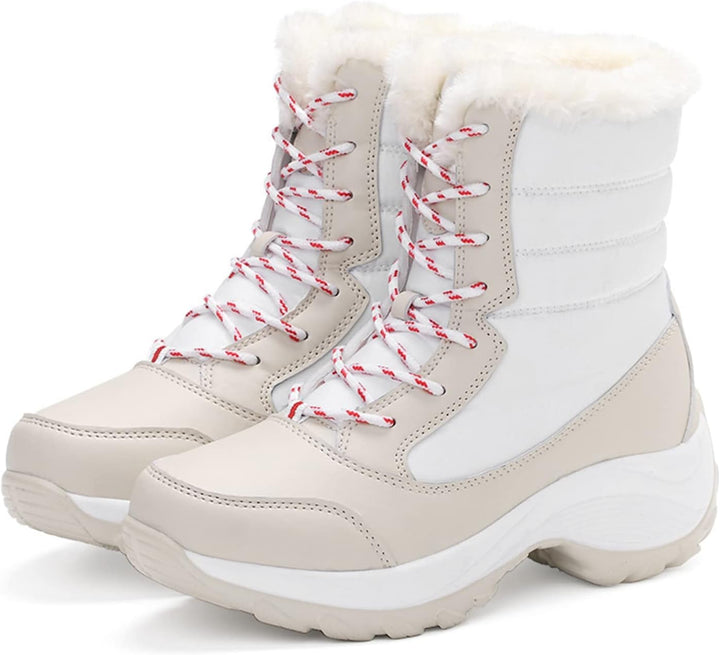 Women's Chunky Lace Up Snow Boots | Winter