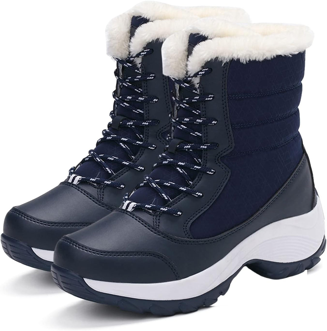 Women's Chunky Lace Up Snow Boots | Winter