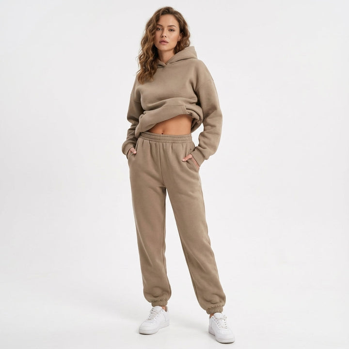 Women's Casual Hooded Tracksuit | Co-Ord
