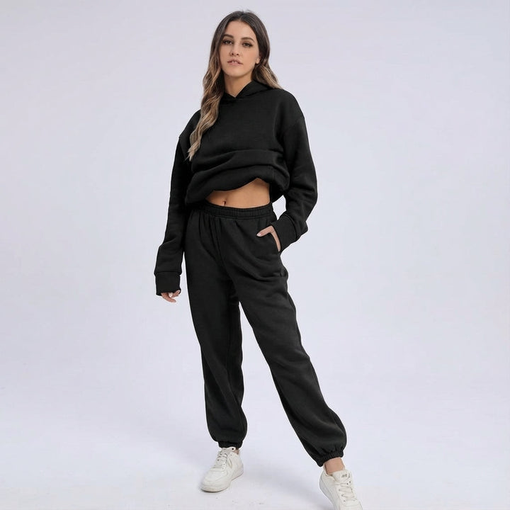 Women's Casual Hooded Tracksuit | Co-Ord