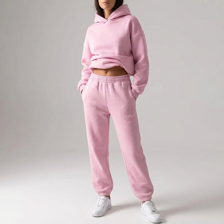 Women's Casual Hooded Tracksuit | Co-Ord