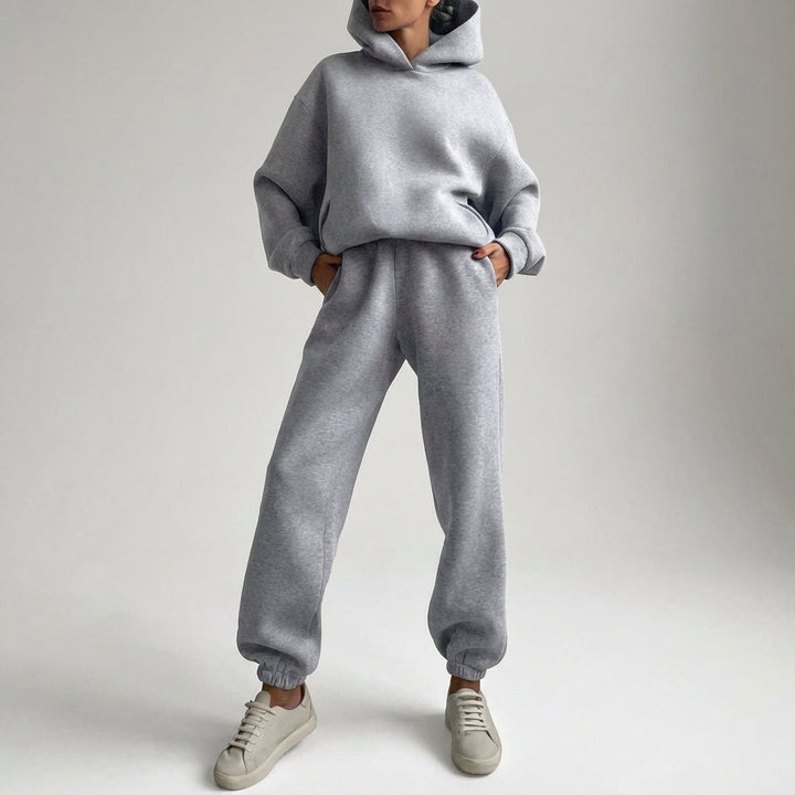 Women's Casual Hooded Tracksuit | Co-Ord