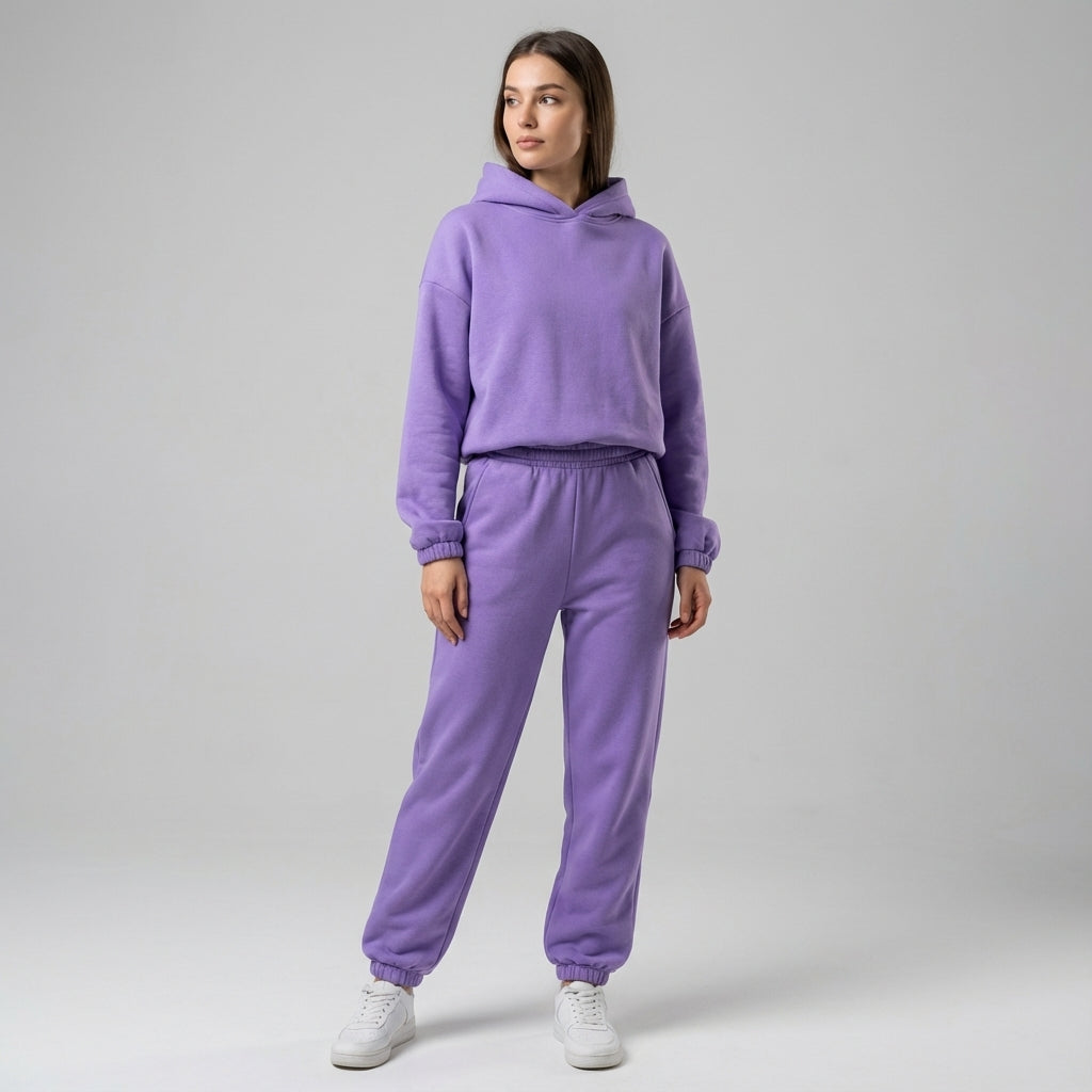 Women's Casual Hooded Tracksuit | Co-Ord