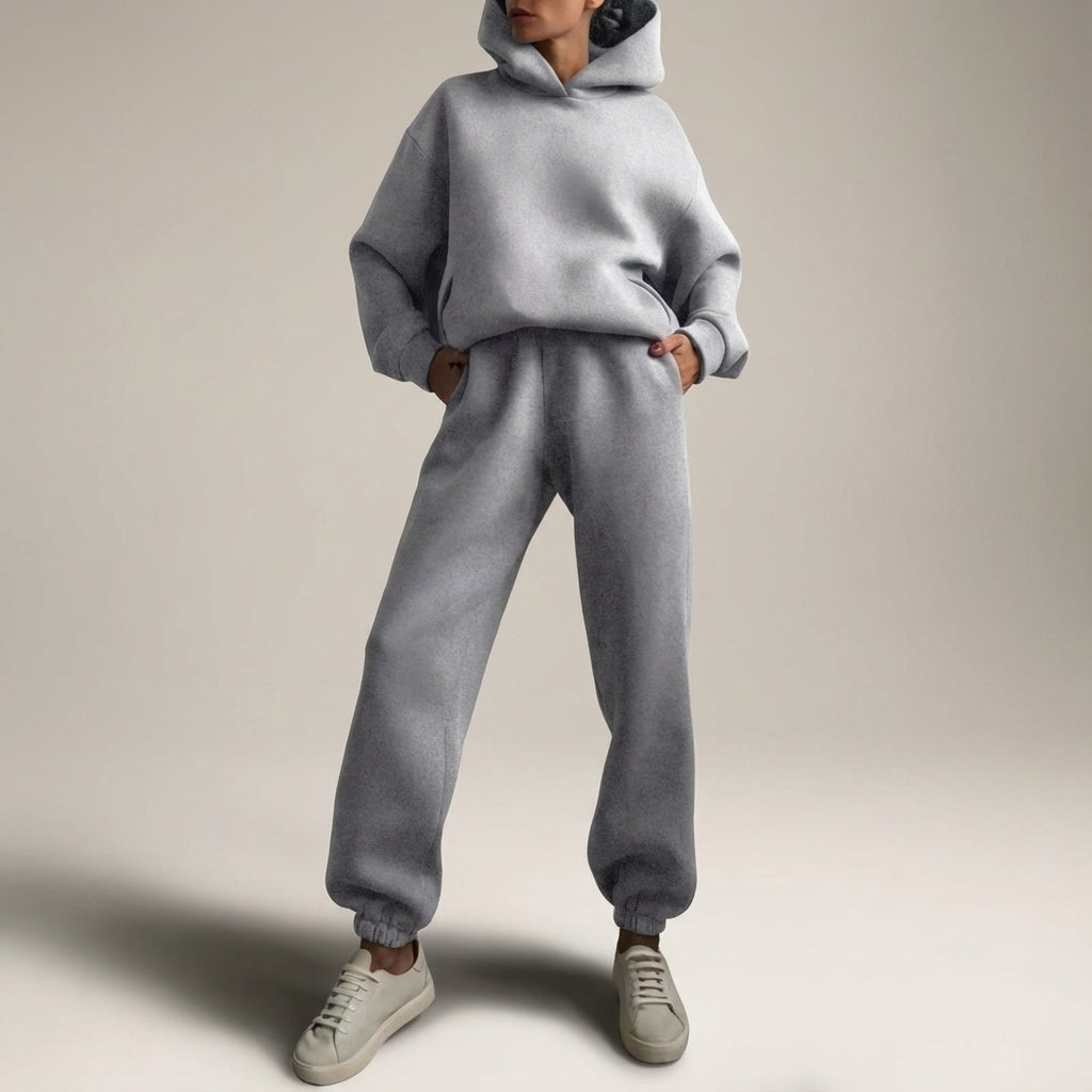 Women's Casual Hooded Tracksuit | Co-Ord