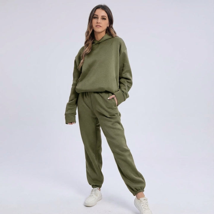 Women's Casual Hooded Tracksuit | Co-Ord