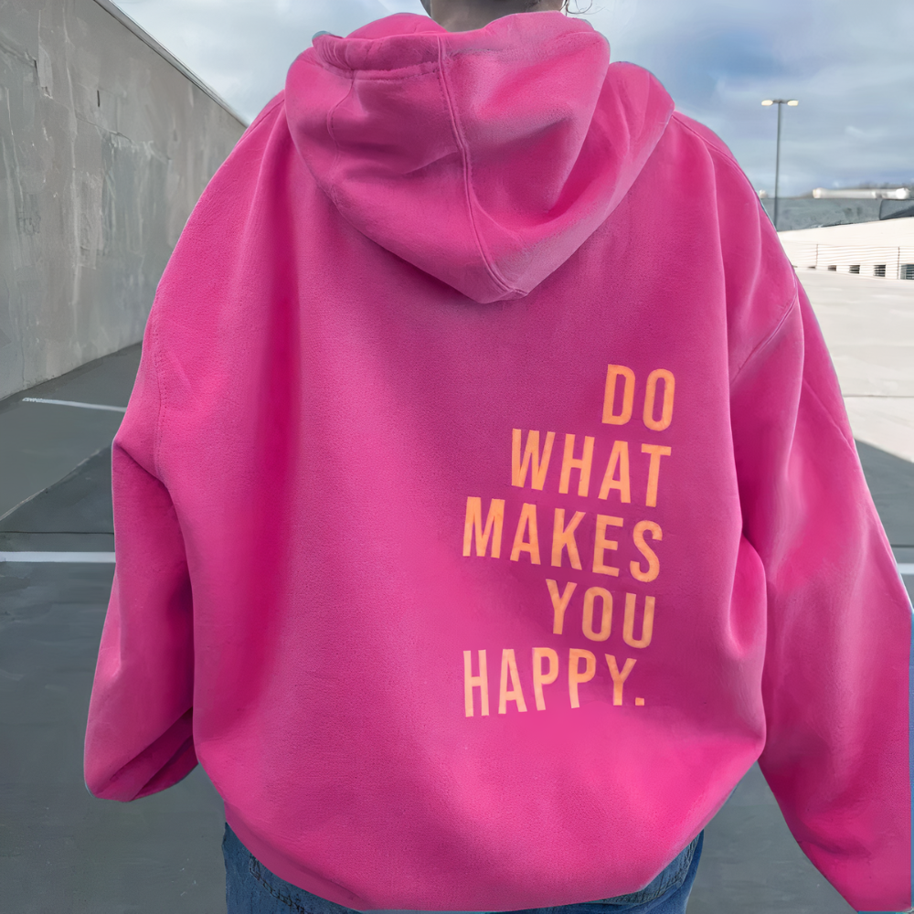 Women's Winter Print Graphic Hoodie | Oversized