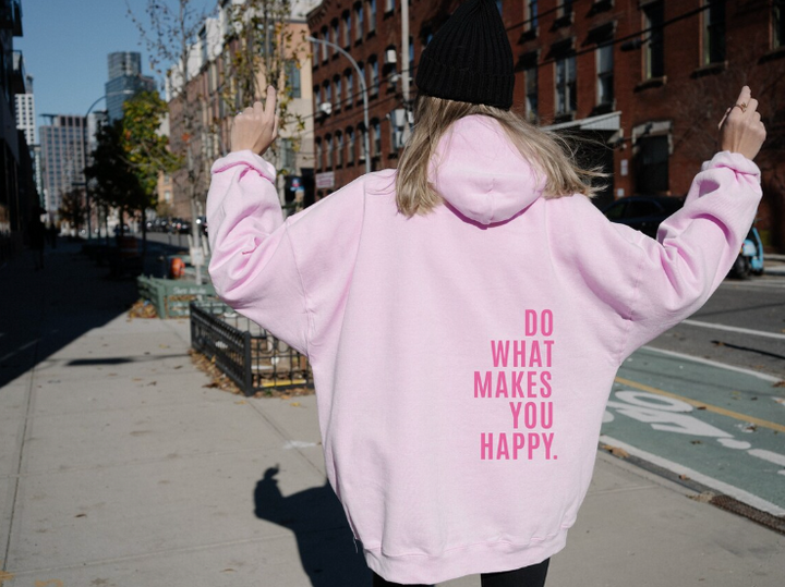 Women's Winter Print Graphic Hoodie | Oversized