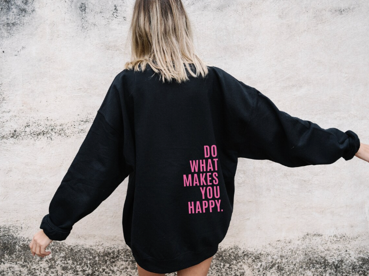 Women's Winter Print Graphic Hoodie | Oversized