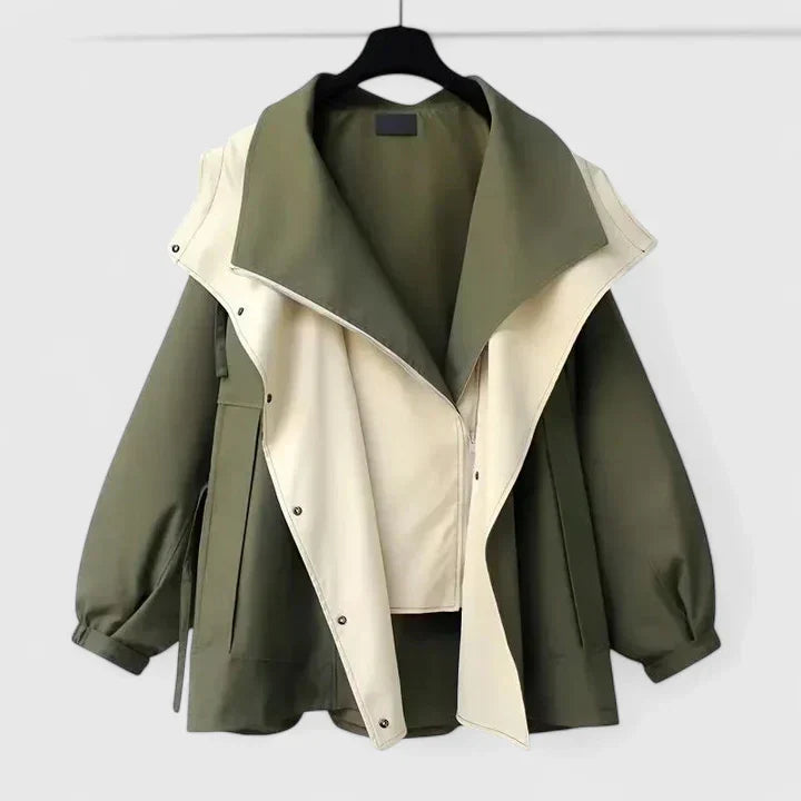 Women's Two-Tone Jacket | Oversized