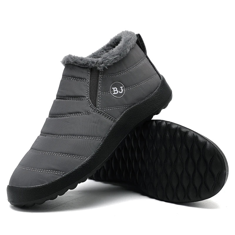 Women’s Ankle Slip On Warm Snow Boots | Winter