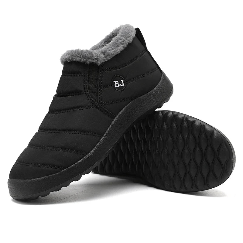 Women’s Ankle Slip On Warm Snow Boots | Winter