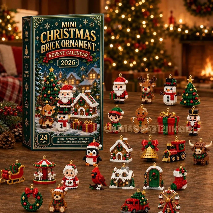Advent Calendar With Miniature Decorations | Christmas