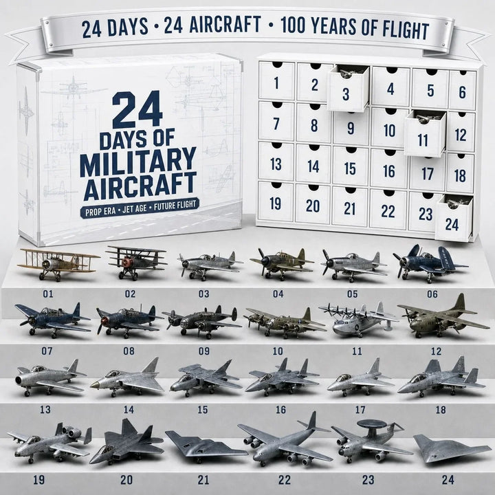 Aircraft And Tank Advent Calendar 24 Days | Christmas