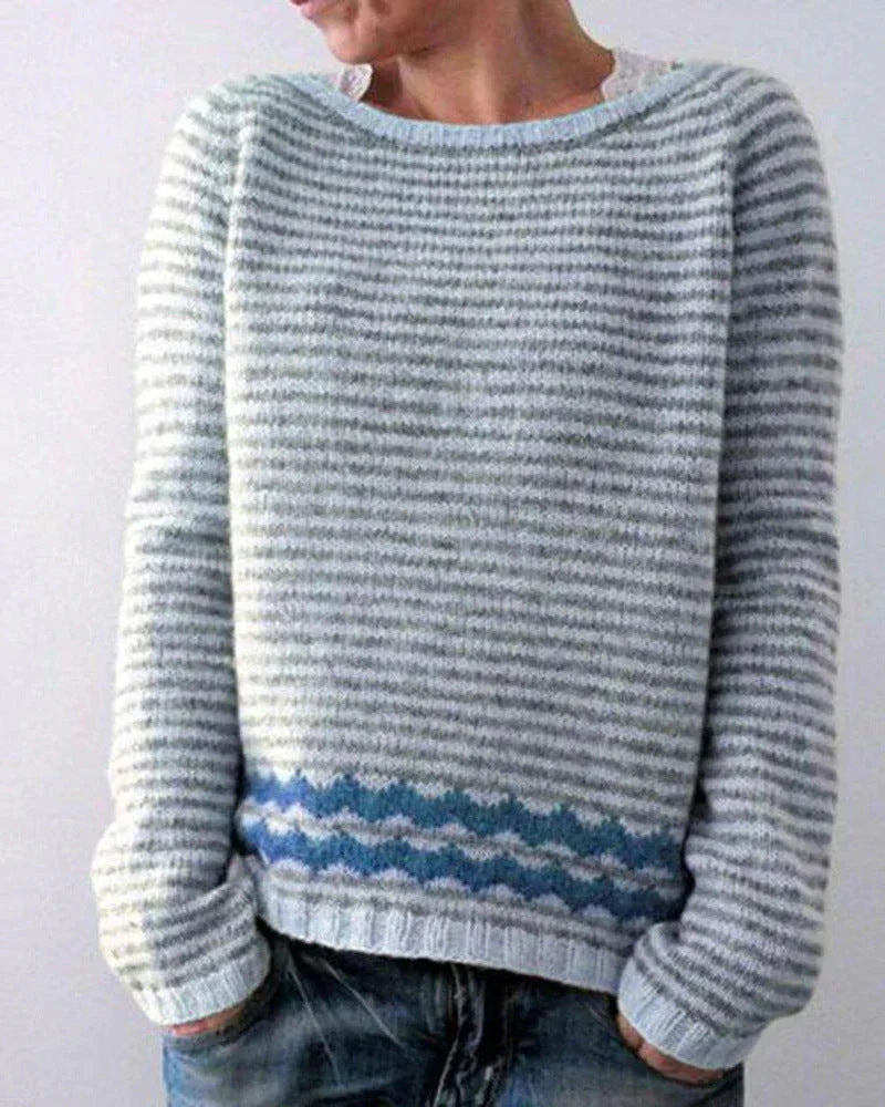 Women's Winter Oversized Knit Jumper | Fair Isle