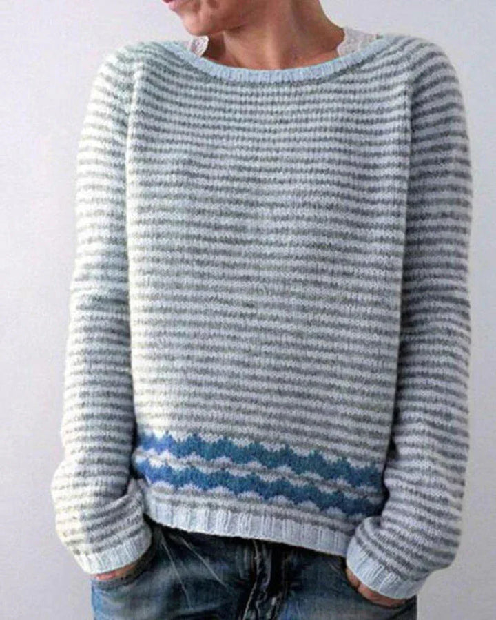 Women's Winter Oversized Knit Jumper | Fair Isle