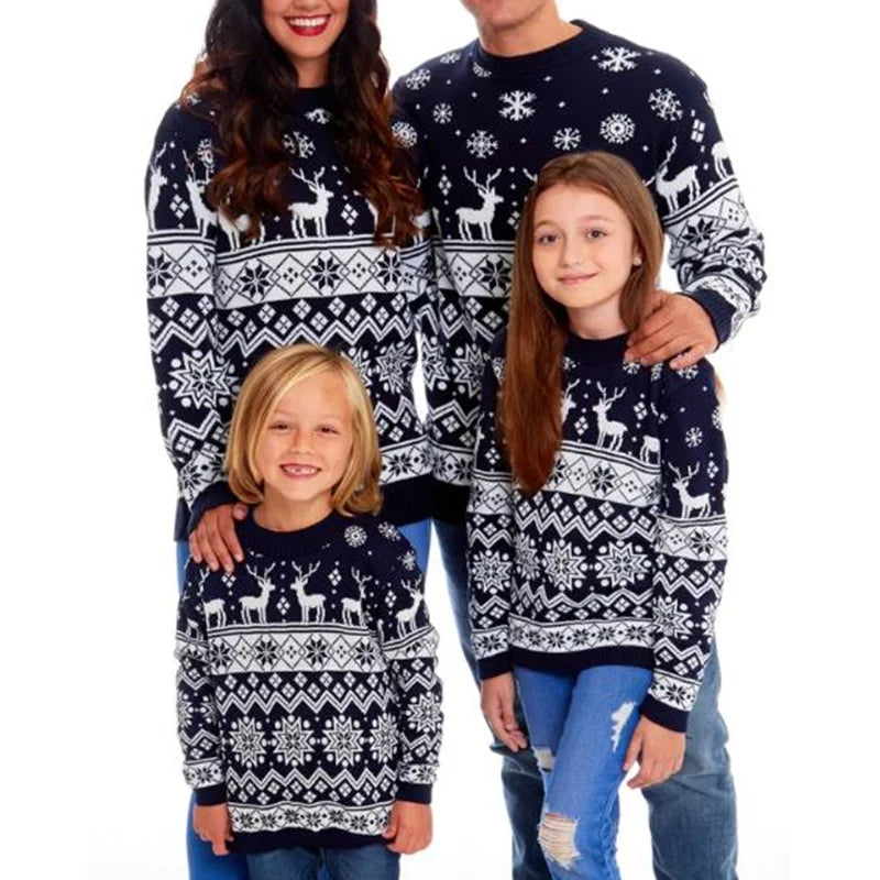 Matching Family Fair Isle Christmas Jumper | Knitted