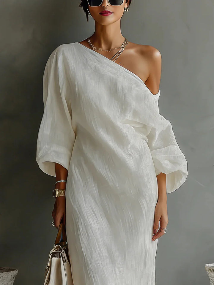 Women's Summer One Shoulder Dress | Maxi