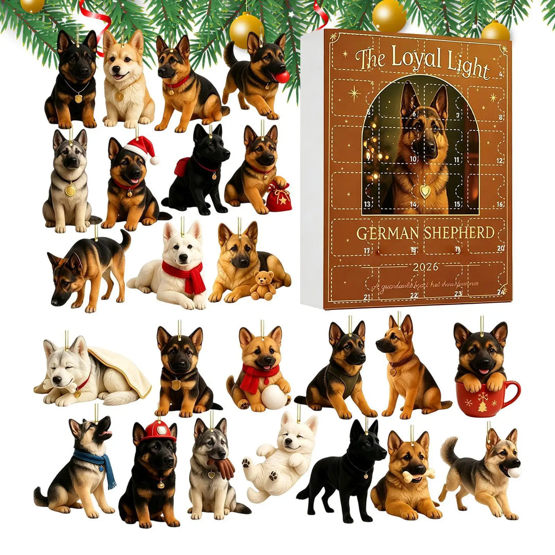 German Shepherd Advent Calendar 24 Days | Christmas