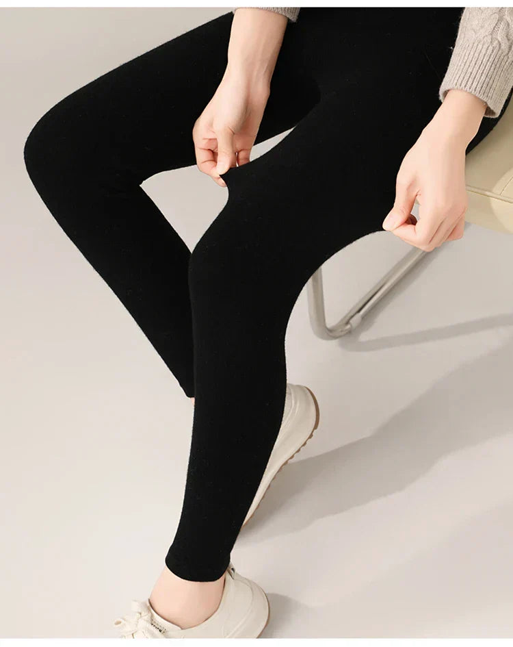 Women's Fitted Knitted Leggings | High Waist