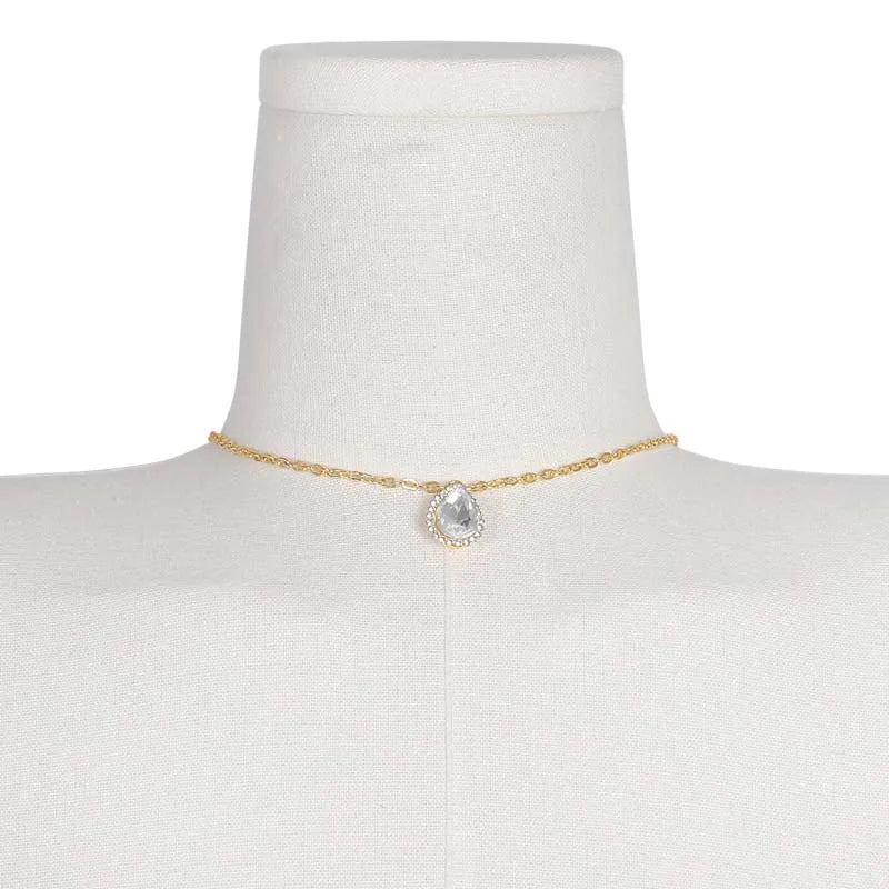 Women’s Wedding Back Drop Necklace | Gold