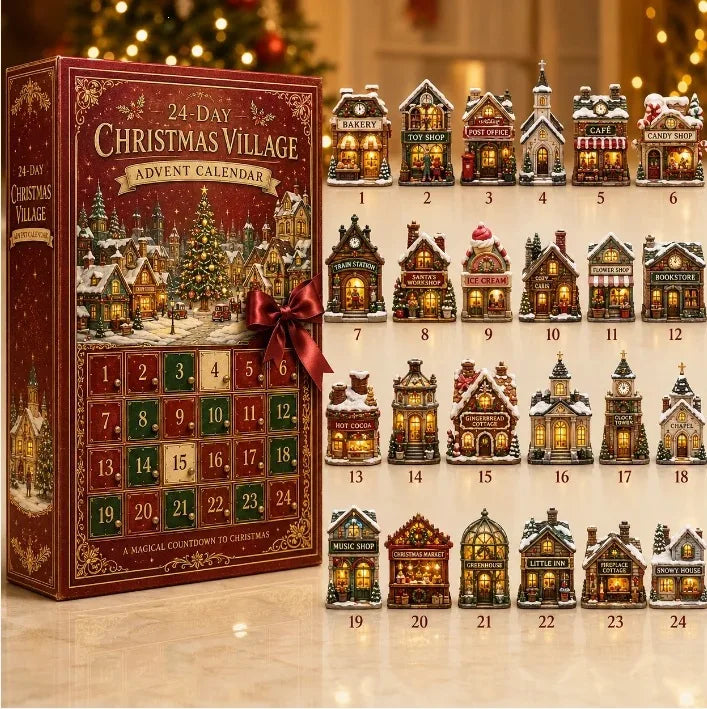 Advent Calendar With Miniature Decorations | Christmas