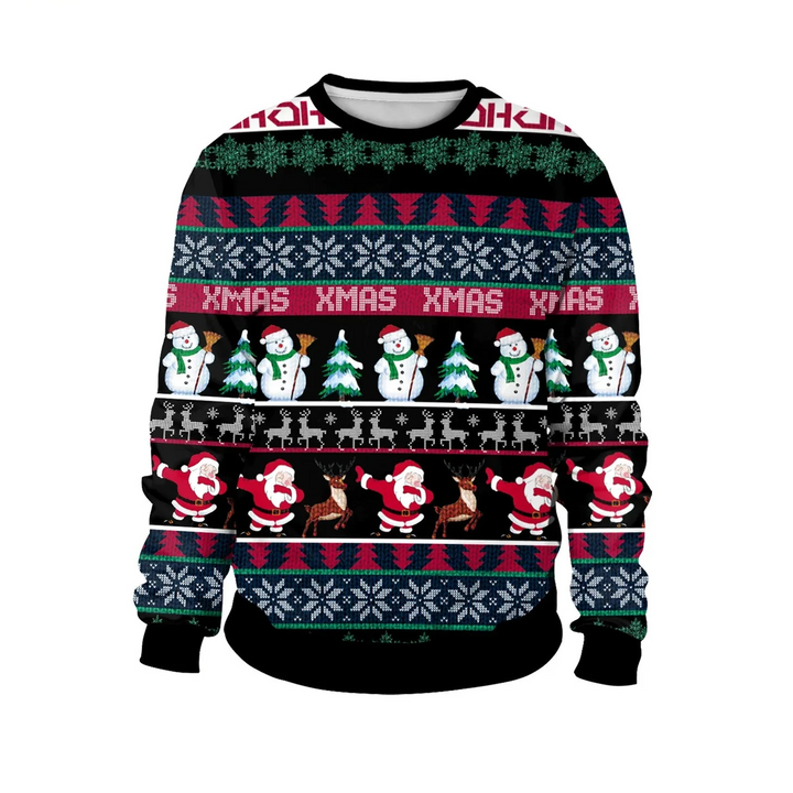 Men's Winter Round Neck Christmas Jumper | Long Sleeve